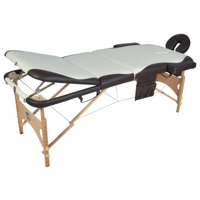 Массажный стол складной деревянный JF-AY01 3-х секционный (МСТ-103Л)